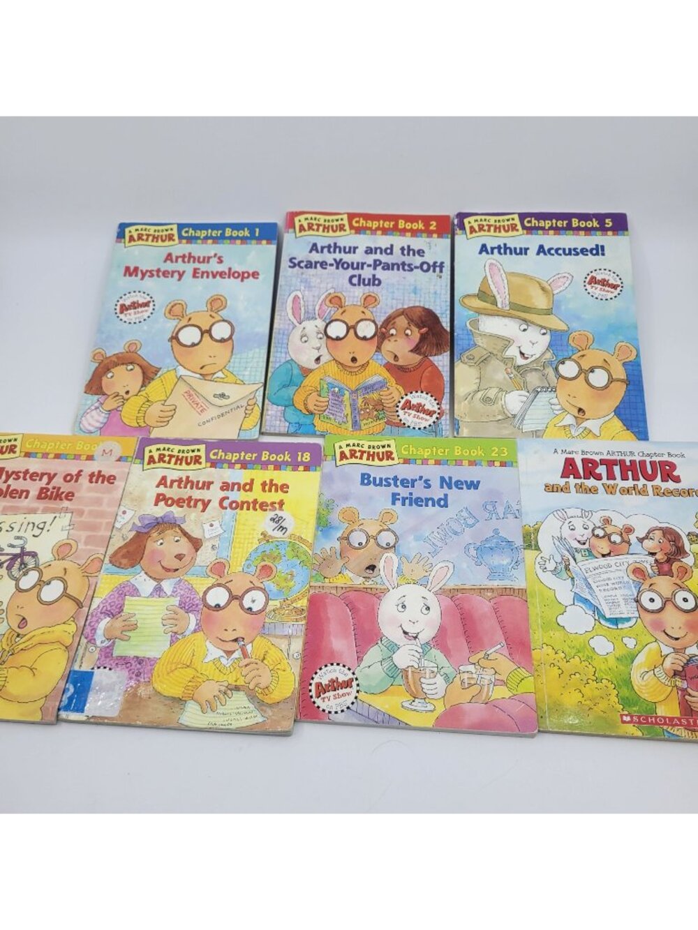 ARTHUR Lot of 7 Chapter Books by Marc Brown - BK323